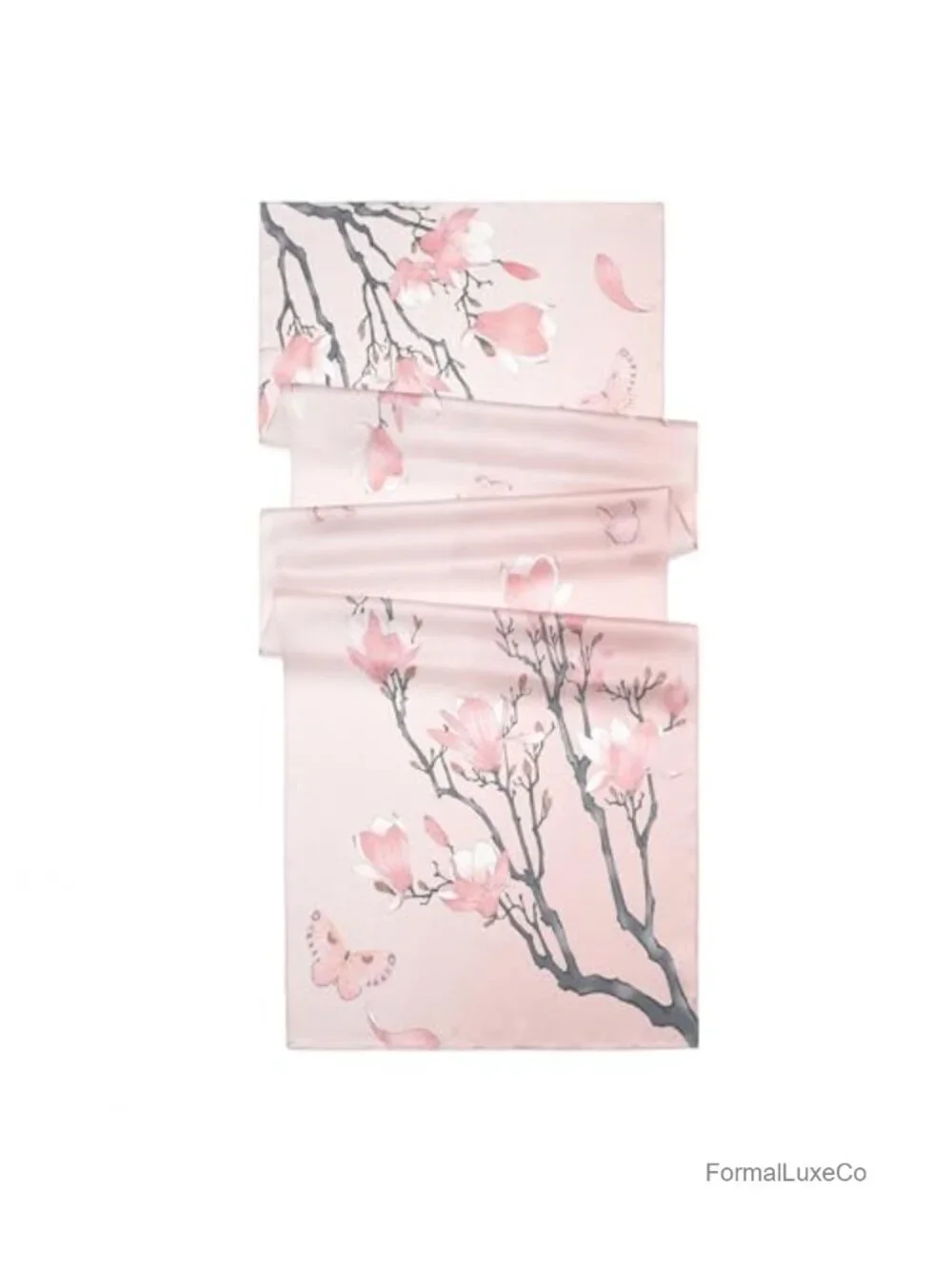100% Mulberry Silk Scarf - Large Shawl & Head Wrap